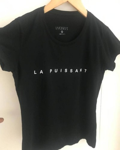 T-Shirt La Gisela Gola Careca Preto La Femme T-Shirt La Gisela Gola Careca Preto La Femme