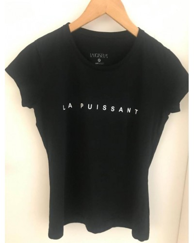 T-Shirt La Gisela Gola Careca Preta La Puissant